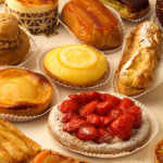 bakery goods with white flour