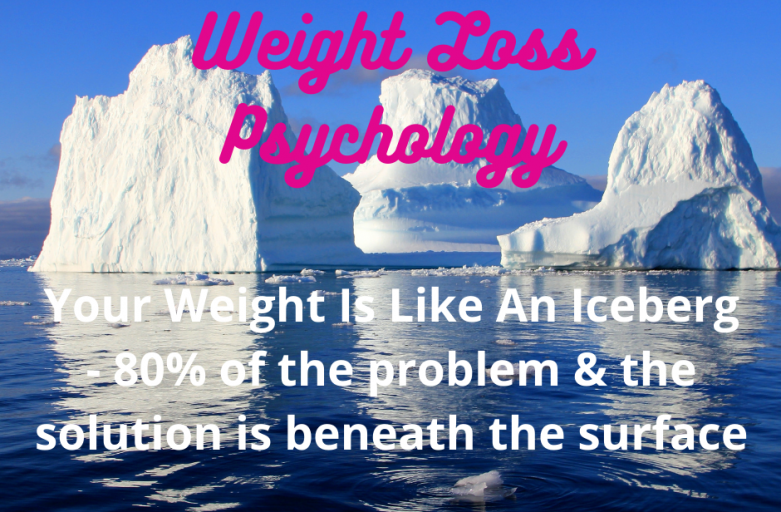Weight Loss Psychology – Your Weight Is Like An Iceberg (80% of the problem is beneath the surface)